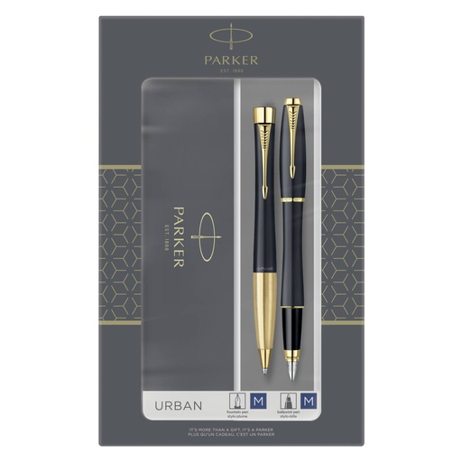 [577768] Parker Urban Muted Black G.C. DuoSet incl. Gift-box