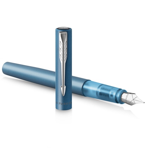 [670910] Parker Vector XL Metallic Teal C.C. Fountain Pen M