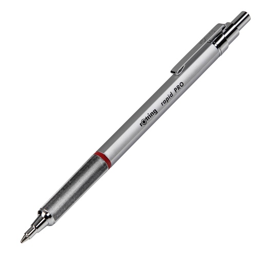 [821170] rotring Rapid Pro Ballpoint Pen Chrome with Refill M-Blue