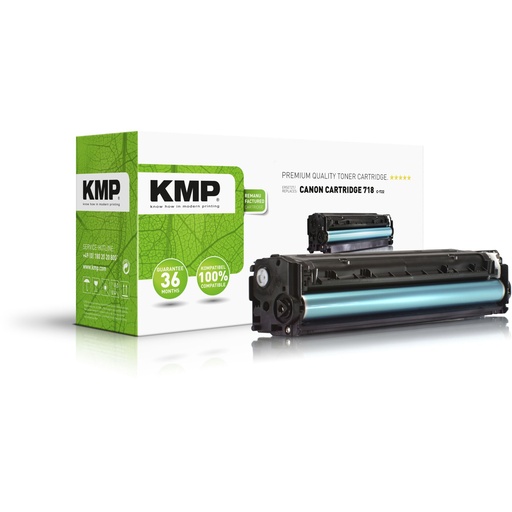 [630476] KMP C-T22 Toner yellow compatible with Canon 718 Y