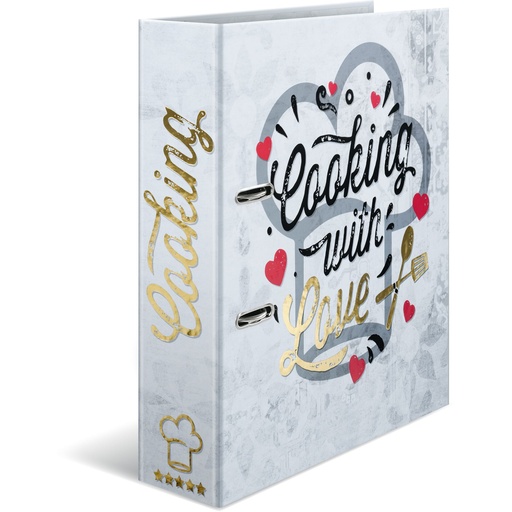 [122819] Herma Recipe file Cooking with Love DIN A4                19669
