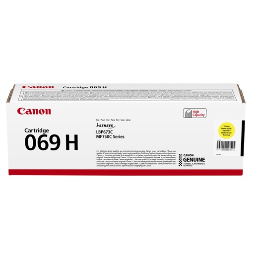 [738530] Canon Toner Cartridge 069 H Y yellow
