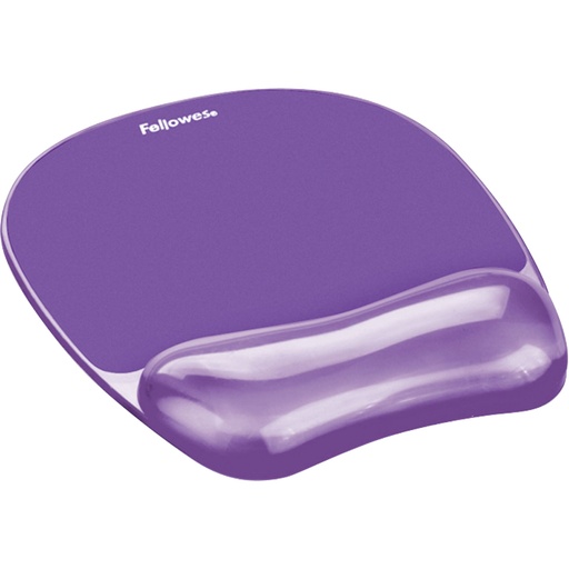 [288262] Fellowes Crystal Gel Mouse Gel Wrist Support purple
