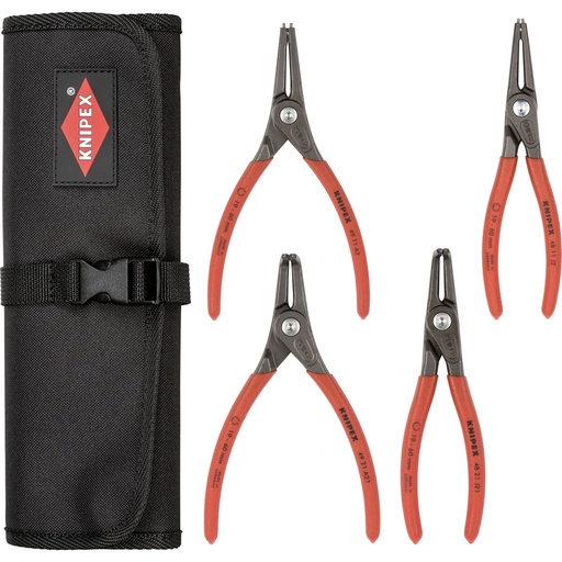 [605481] KNIPEX Circlip Pliers Set Case with 4 Pliers