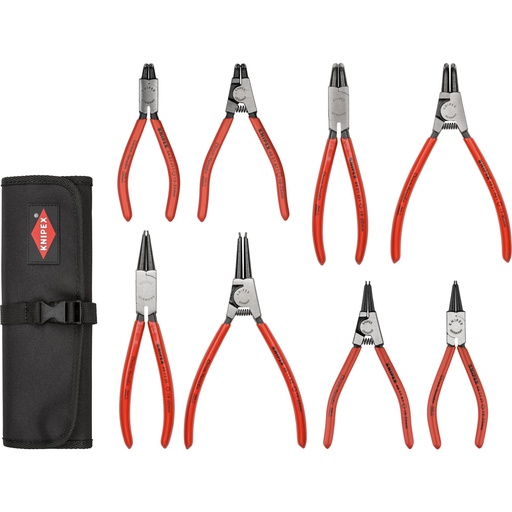 [605488] KNIPEX Circlip Pliers Set Case with 8 Pliers
