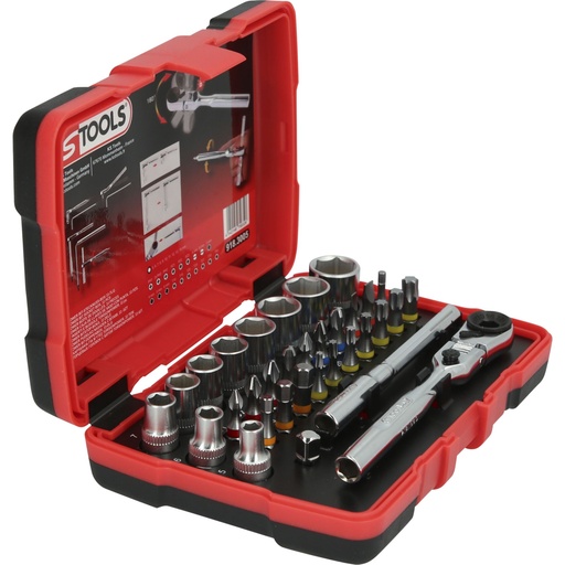 [618823] KS Tools 1/4  TORSIONpower Socket Box 33-piece