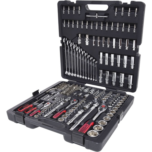 [618956] KS Tools 1/4 +3/8 +1/2   216 pcs CHROMEplus Socket Set