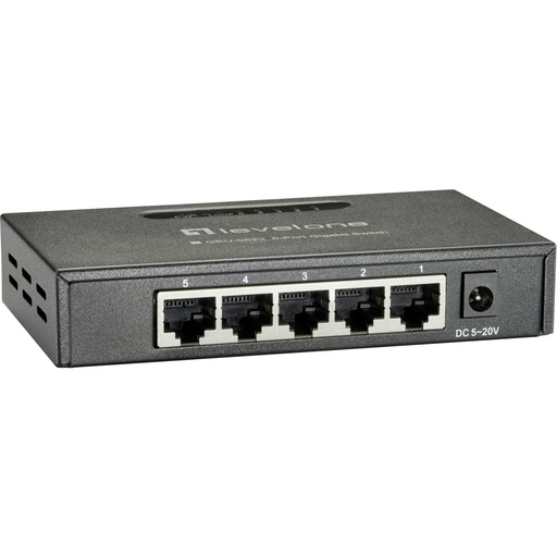 [630191] Level One GEU-0523 5-Port Gigabit Switch