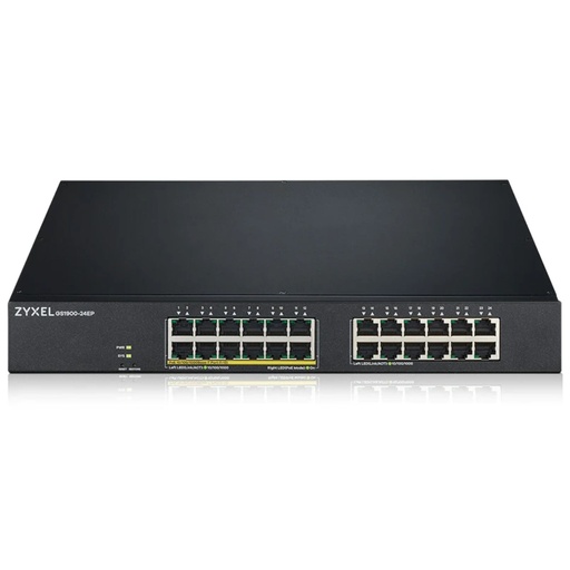 [788314] Zyxel GS1900-24EP 24-Port Switch, 12 PoE+ Ports