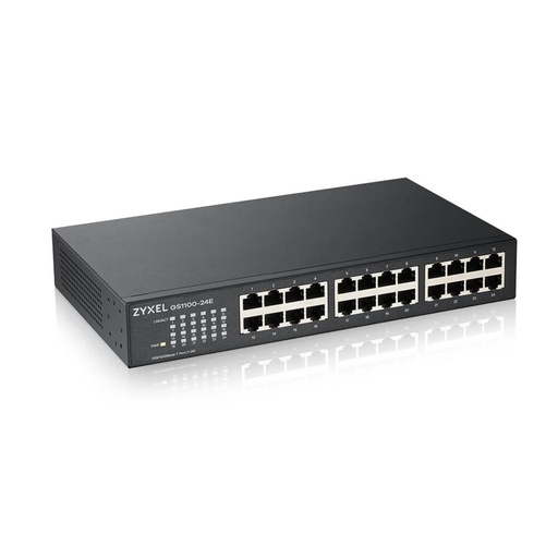 [838098] Zyxel GS1100-24E V3 24-Port Gigabit Unmanaged Switch