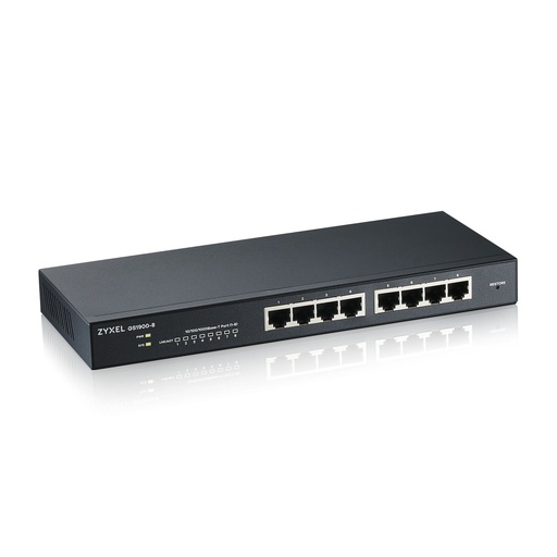 [838105] Zyxel GS1900-8 V2 8 Port GbE L2 smart switch