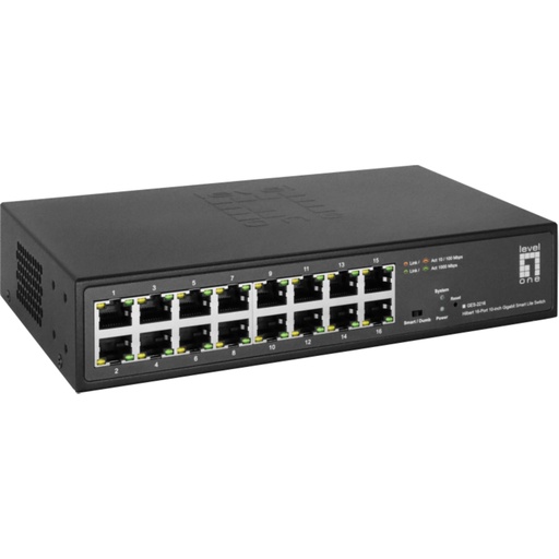 [858461] Level One GES-2216 Hilbert 16Port 10inch Gb Switch