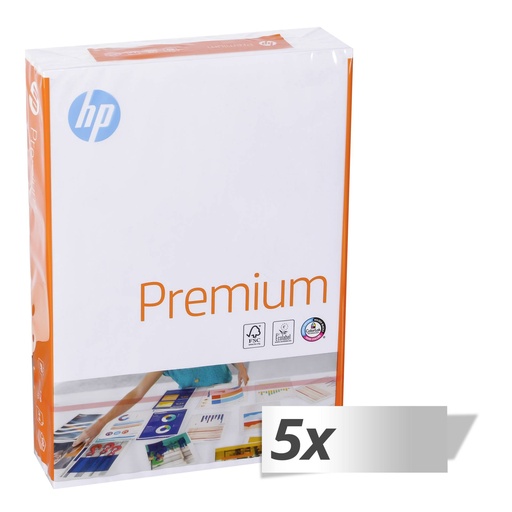 [375762] 5x 500 Sh. HP Premium A 4, 80 g, CHP 850 (Box)
