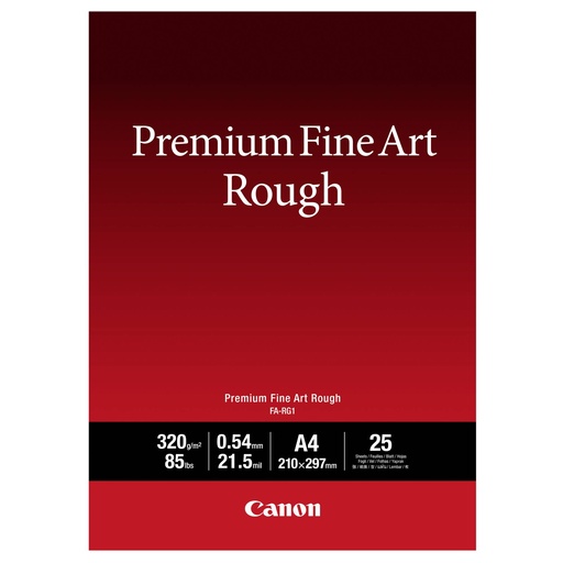 [568822] Canon FA-RG 1 Premium Fine Art Rough A 4, 25 Sheet, 320 g