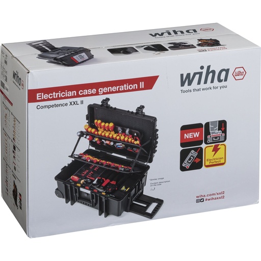 [812044] Wiha Tool Set Electricians Competence XXL II