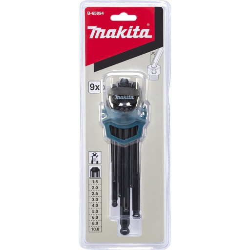 [161648] Makita B-65894 Innensechskantschlüssel-Set