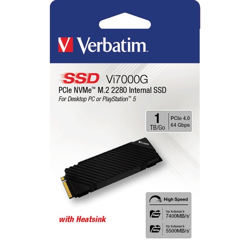 [793144] Verbatim Vi7000G M.2 SSD    1TB PCIe NVMe                  49367