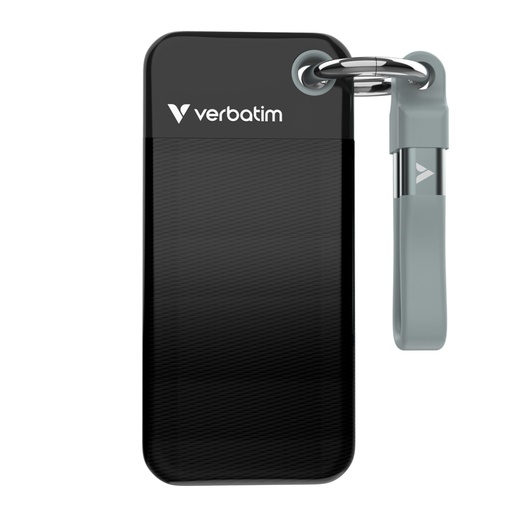 [114034] Verbatim Pocket SSD USB 3.2  1TB Black/Grey                 32190