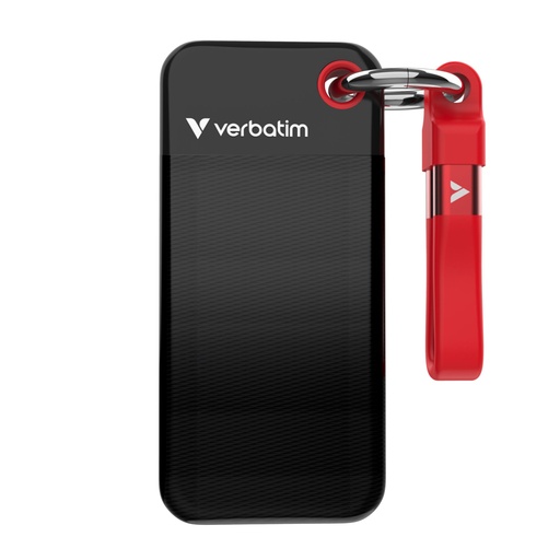 [114048] Verbatim Pocket SSD USB 3.2  2TB Black/Red                  32196