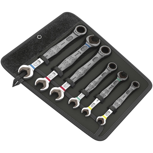 [420653] WERA Joker Set 6 parts Ratchet Combination Wrenches
