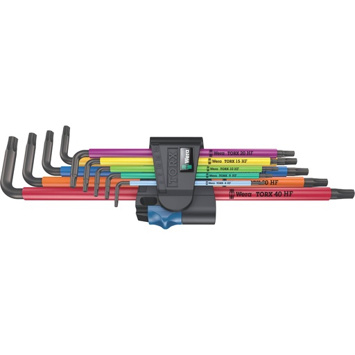 [439581] WERA 967/9 TX XL Multicolour HF 1 L-key set