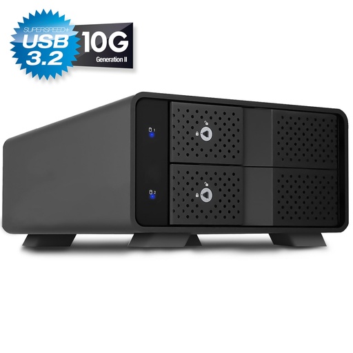 [163356] FANTEC MB-X2U31H 2x 3,5  housing