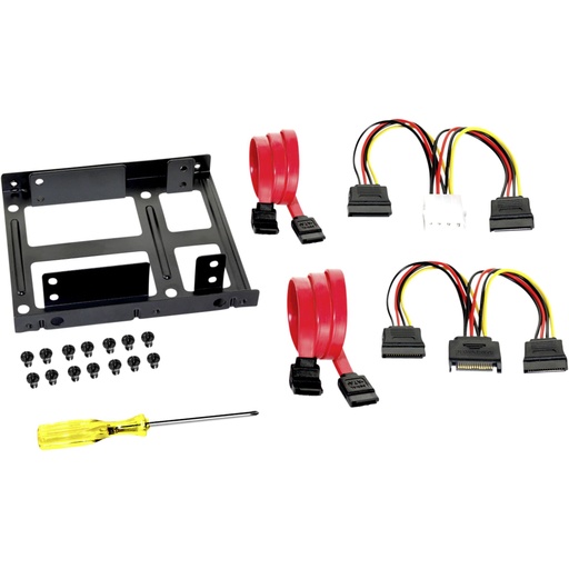 [413142] Fantec Mounting frame 2 x 2,5 HDD SSD