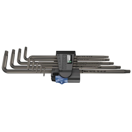 [493663] WERA 967/9 TX XL HF 1 angle wrench set