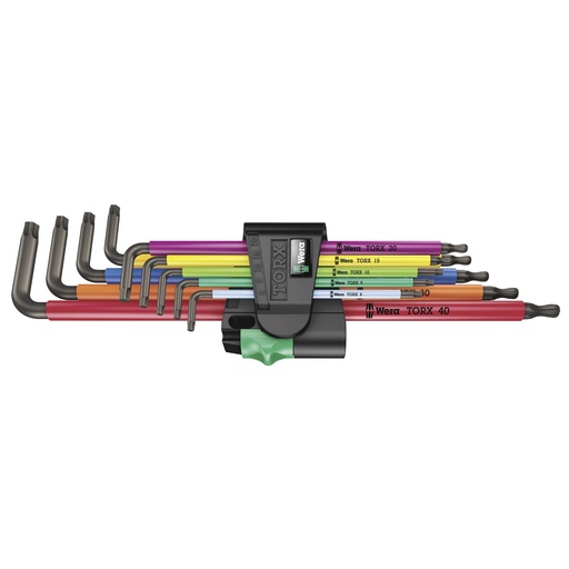 [493670] WERA 967/9 TX XL Multicolour 1 angle wrench set