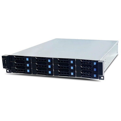 [808229] FANTEC SRC-2012X07-12G/6G 2HE 550mm without Power Supply