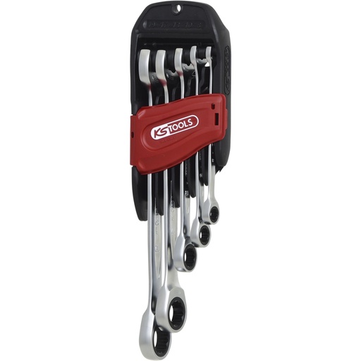 [618837] KS Tools DUO GEARplus 5 pcs Ratchet Ring Spanner-Set