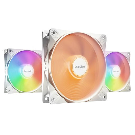 [111780] be quiet! Light Wings LX White 120mm PWM high speed Triple-Pack