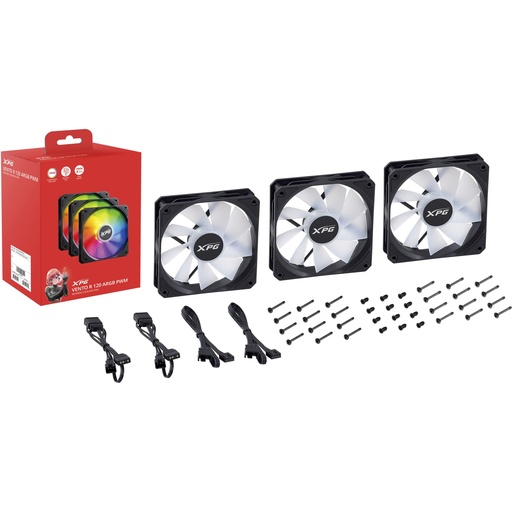 [193183] ADATA XPG VENTO  120 3er PACK LÜFTER RGB BLACK         REVERSE