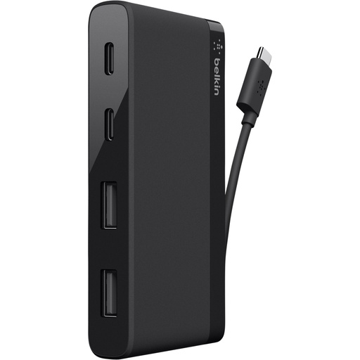 [167505] Belkin Travel Hub USB-C 4-Port black F4U090btLBK