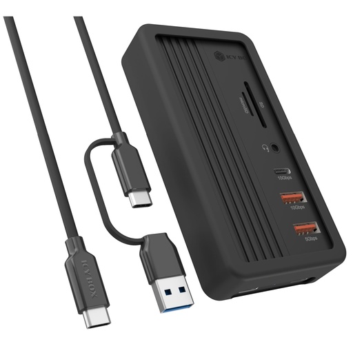 [172820] ICY BOX IB-DK4072M-CU31 10-in-1 Dockingstation