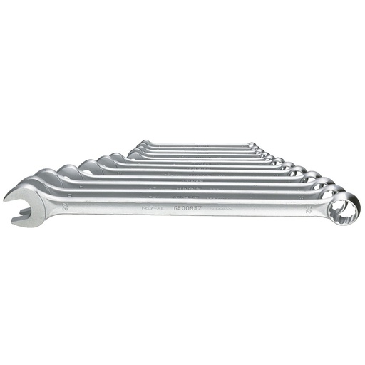 [820703] GEDORE Combination Spanner Set extra long