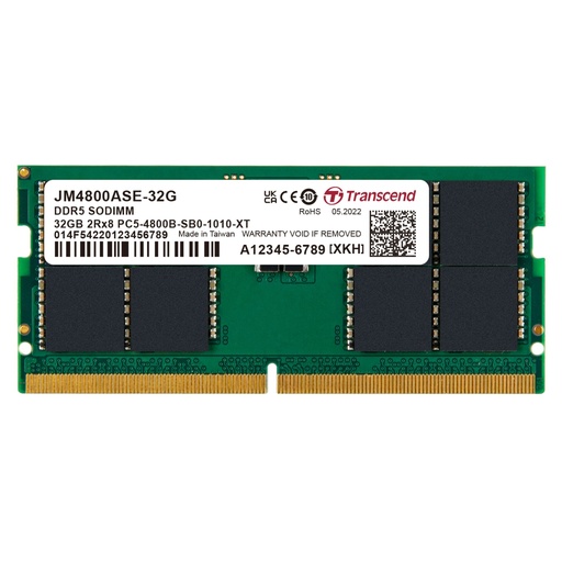 [151946] Transcend JetRAM DDR5 4800 32GB SO-DIMM