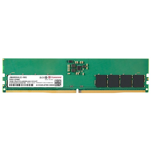 [151939] Transcend JetRAM DDR5 4800 16GB U-DIMM