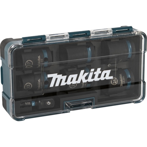[144043] Makita Schlagnuss-Set 7tlg 1/2Im.Blk