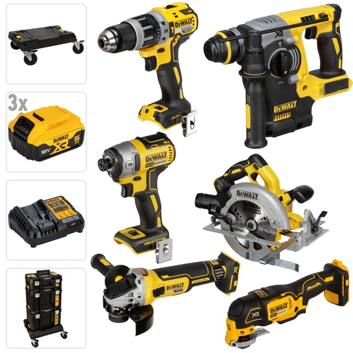 [141313] DeWalt DCK685P3T-QW Cordless Tool Kit