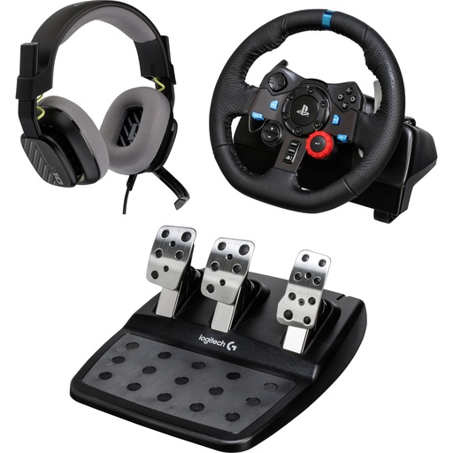 [203886] Logitech G29 Driving Force inkl Headset A10 Bundle