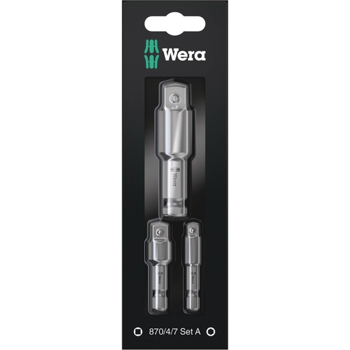 [439553] WERA 870/4/7 Set A SB Tool Shafts