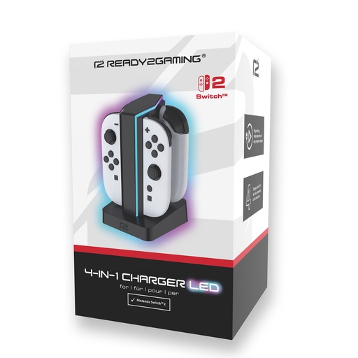 [165484] ready2gaming Nintendo Switch 2 4 in 1 Charger LED