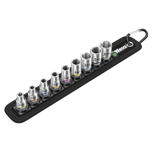 [493684] WERA Belt A 4 Zyklop 1/4 socket set