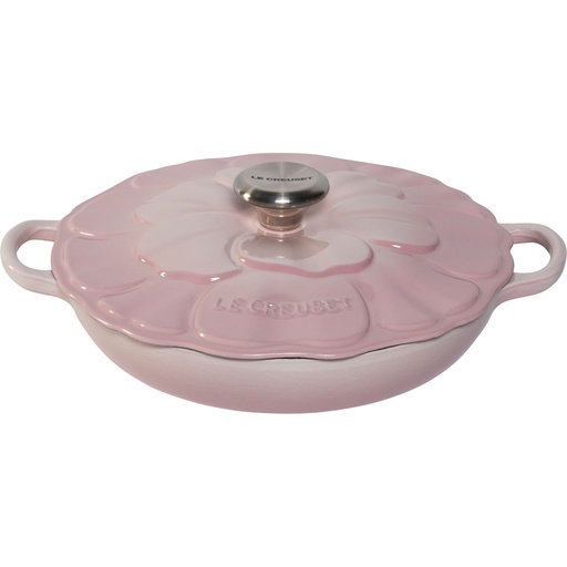 [186176] Le Creuset Gourmet-Profitopf Blume 26 cm shell pink