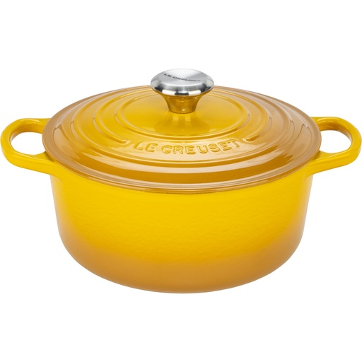 [195080] Le Creuset Signature Bräter rund 24 cm nectar