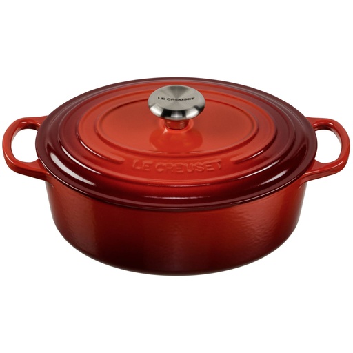 [556418] Le Creuset Signature Casserole oval 27 cm Cerise