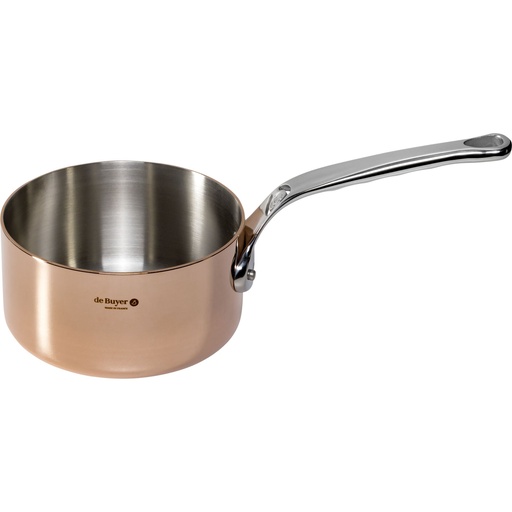 [592503] De Buyer Prima Matera Casserole Copper/Steel 14 cm induction