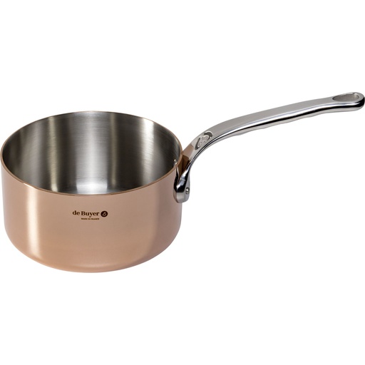 [592510] De Buyer Prima Matera Casserole Copper/Steel 16 cm induction
