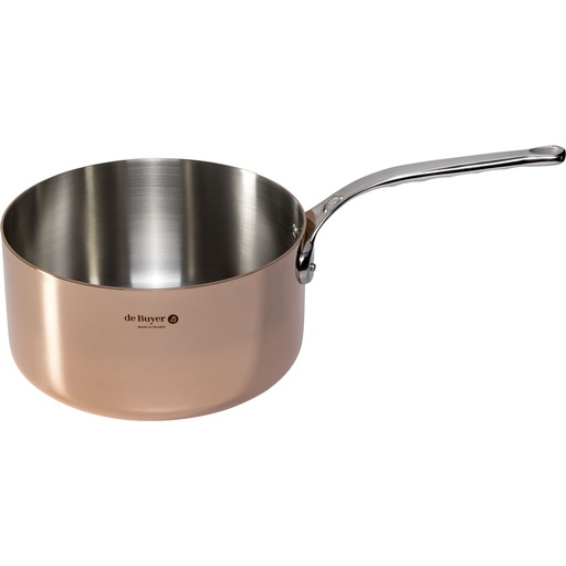 [592531] De Buyer Prima Matera Casserole Copper/Steel 24 cm induction